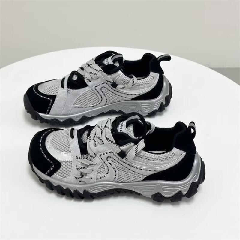Heels - Sneakers da donna stile trekking retrò